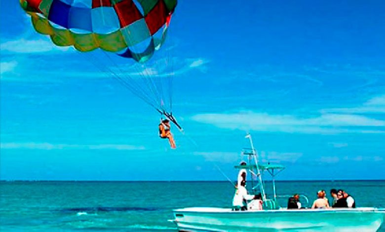 Parasailing kayak